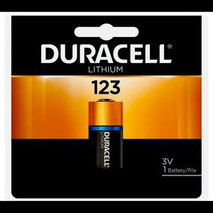 3 Count Duracell Lithium 3V DL123 EL123 DL123ABU Exp Date March 2030